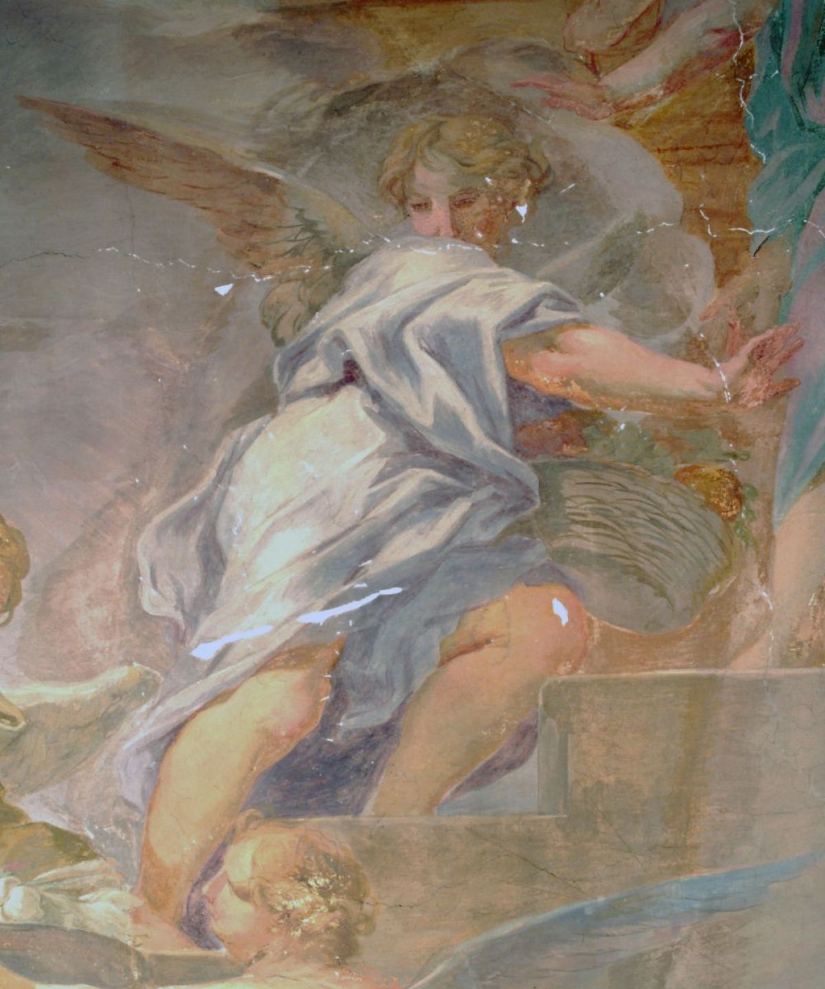 Tmelení defektů – detail postavy anděla